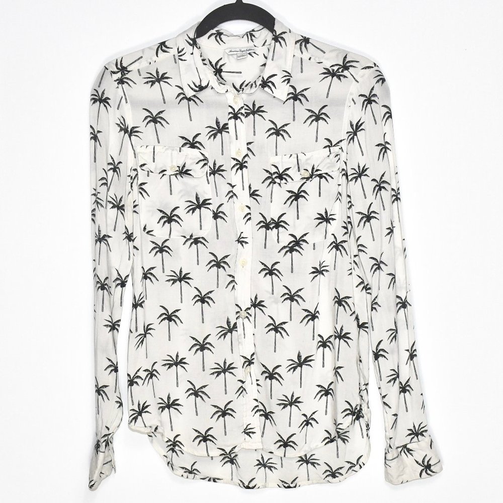 AE Palm Tree Shirt Small